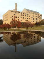Reflecting at the Oklahoma City National Memorial