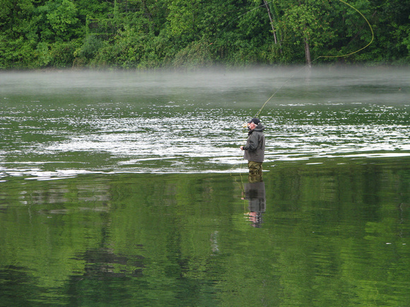 Fly Fishing on Lake Taneycomo