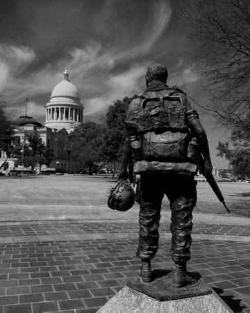 Vietnam Veterans Memorial at the Arkansas State Capitol