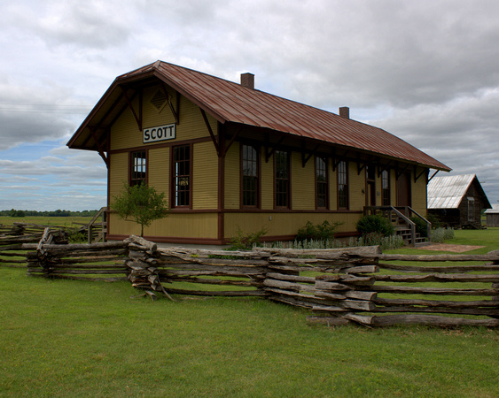 Train Station at the Scott Plantation Settlement