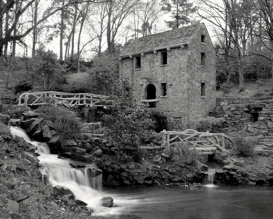 Old Mill with Waterfall