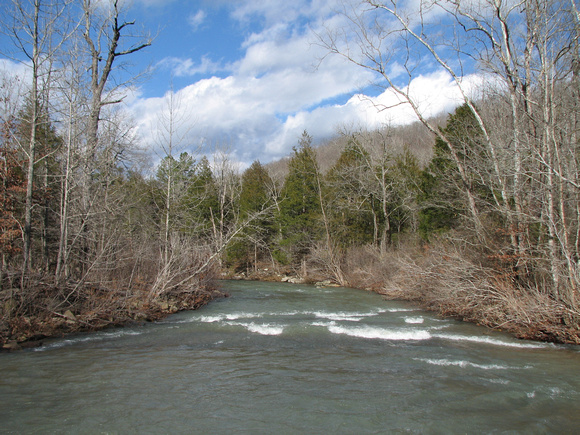 Downstream at Falling Water Creek