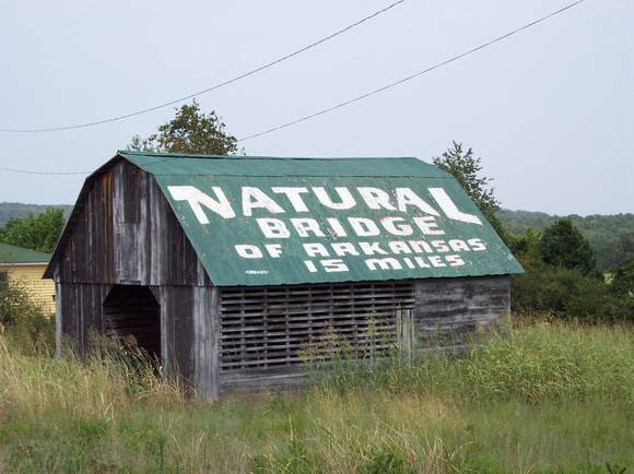 Natural Bridge of Arkansas - 15 Miles Ahead