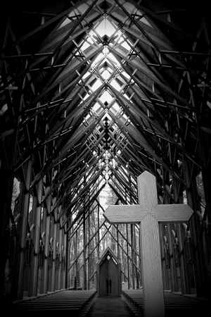 Cross at Anthony Chapel - Garvan Woodland Gardens