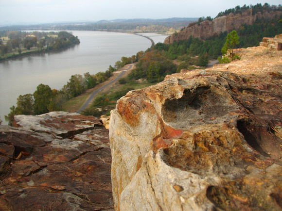Arkansas River from the Emerald Park Bluffs
