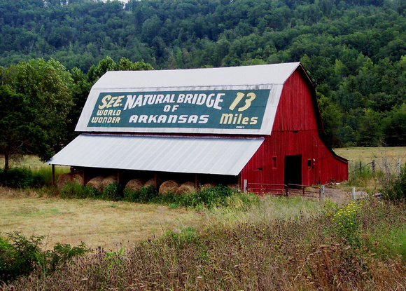 Natural Bridge of Arkansas - Red Barn